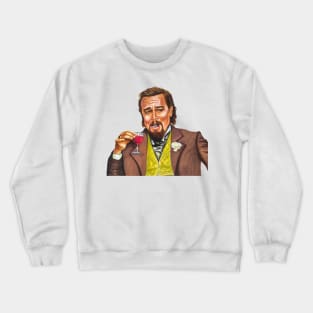 Illustration of the famous Leo meme. Crewneck Sweatshirt